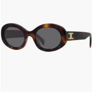 Celine Triomphe 52mm Oval Sunglasses